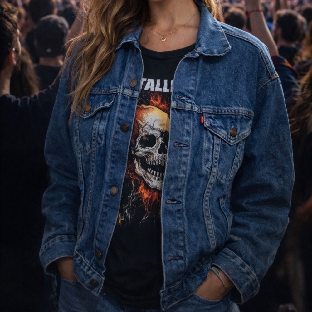 Levi’s Type III Trucker Vintage Denim Jacket MADE IN USE JULY 1987 SIZE MEDIUM